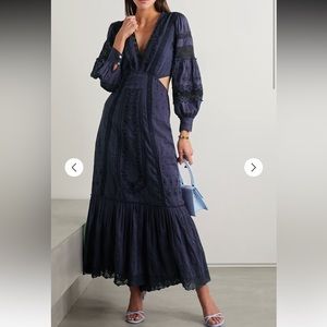 NWT love shack fancy aneesha maxi dress
